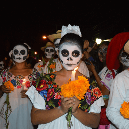Desfile de dia de muertos cmdx