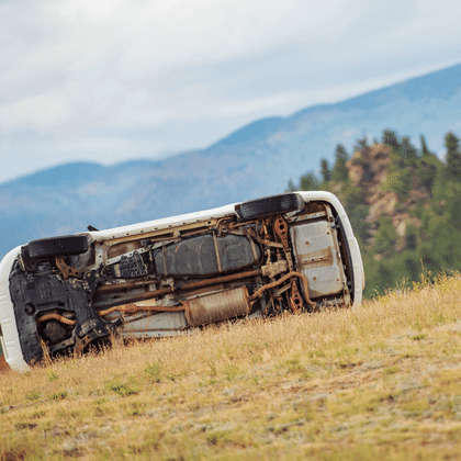 El seguro de auto cubre volcaduras