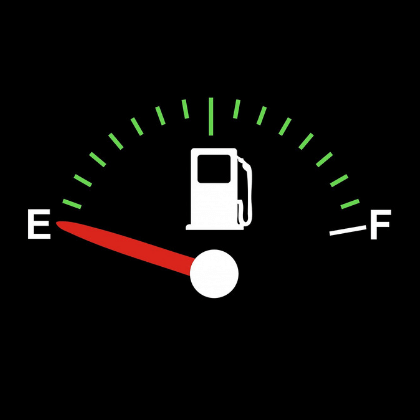 Falta de gasolina seguro auto