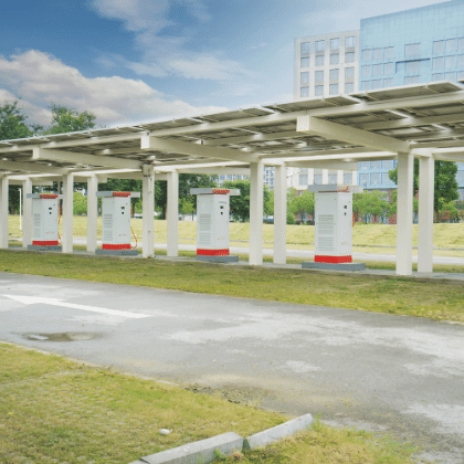 Gasolinera electrica autos