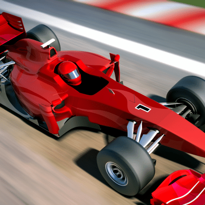 Pilotos de la formula uno parpadean diferente