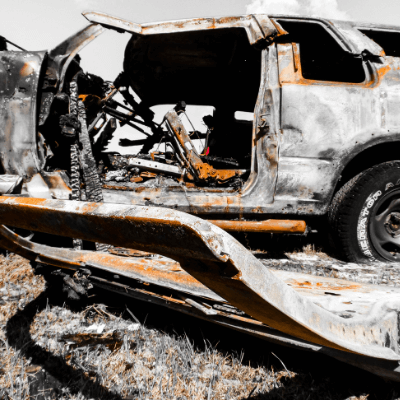 Por que el auto se incendia
