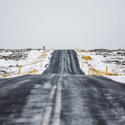 Que es el hielo negro sobre las carreteras