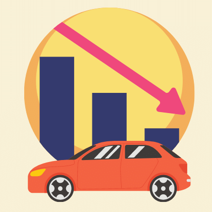 Ventas bajas de autos afectan aseguradoras Ventas bajas de autos afectan aseguradoras